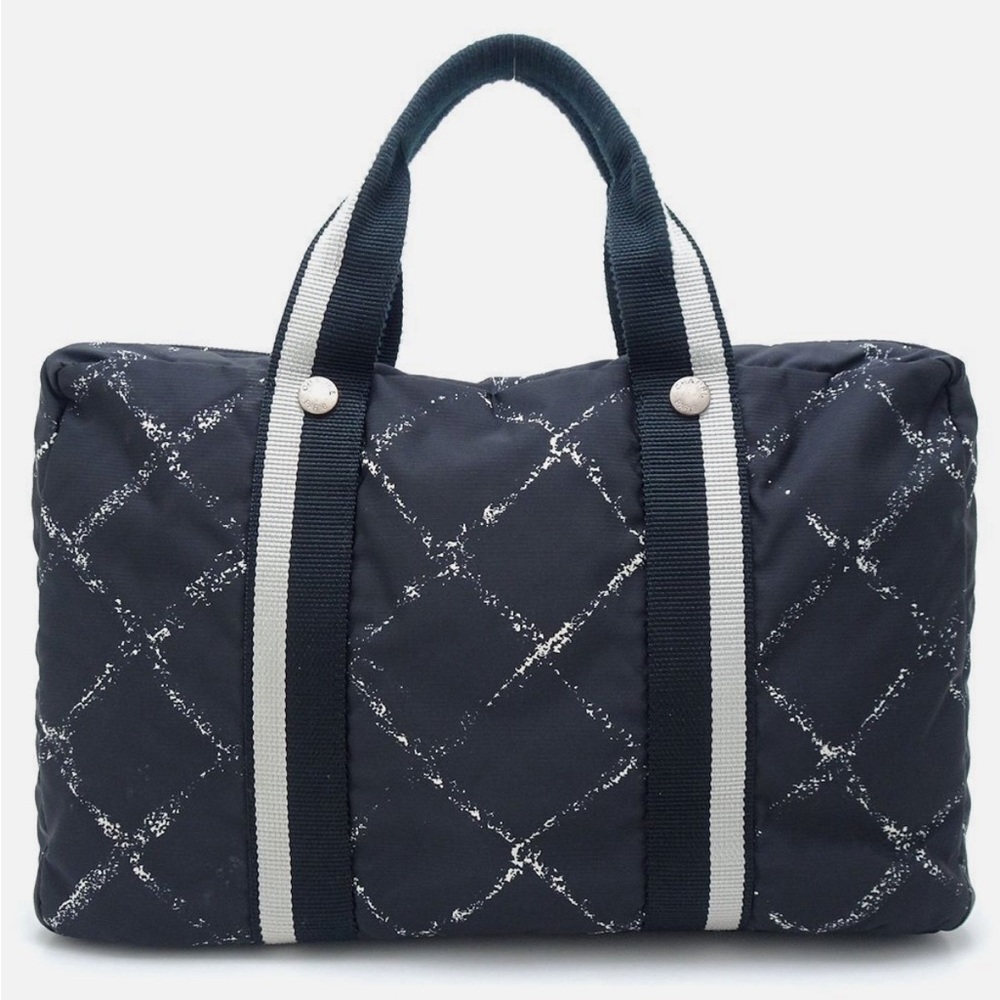 Vintage CHANEL Travel Line nylon laptop bag